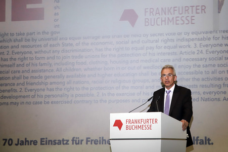 Eröffnung der Frankfurter Buchmesse 2018