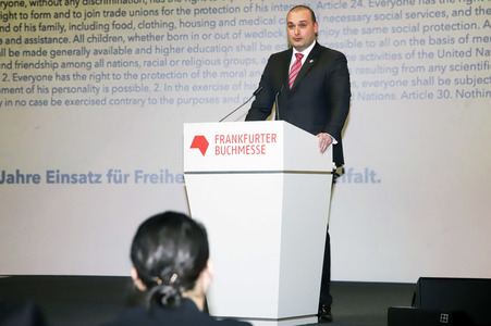 Eröffnung der Frankfurter Buchmesse 2018