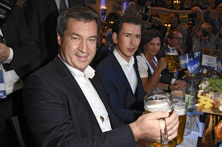 Schlusskundgebung der CSU zur Landtagswahl in München