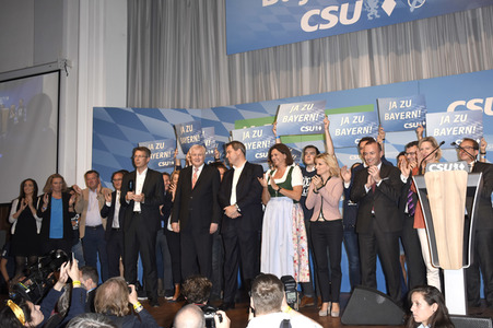 Schlusskundgebung der CSU zur Landtagswahl in München
