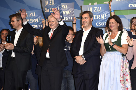 Schlusskundgebung der CSU zur Landtagswahl in München