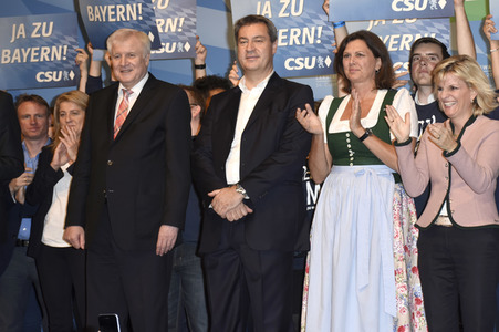 Schlusskundgebung der CSU zur Landtagswahl in München