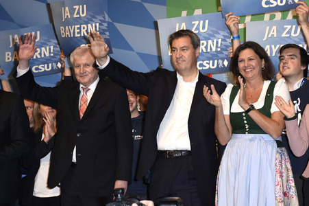 Schlusskundgebung der CSU zur Landtagswahl in München
