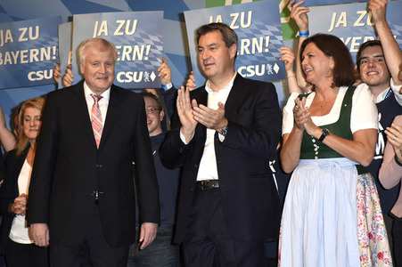 Schlusskundgebung der CSU zur Landtagswahl in München