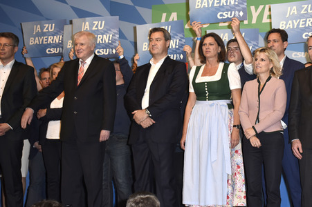 Schlusskundgebung der CSU zur Landtagswahl in München