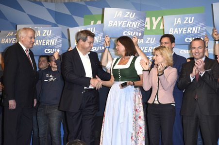 Schlusskundgebung der CSU zur Landtagswahl in München