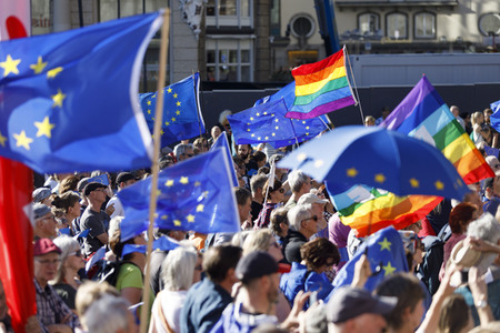 Kundgebung 'Pulse of Europe' in Köln