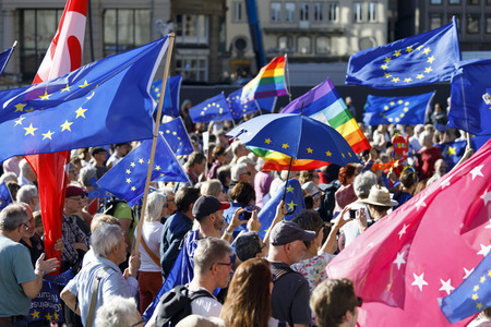 Kundgebung 'Pulse of Europe' in Köln