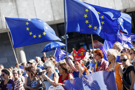 Kundgebung 'Pulse of Europe' in Köln