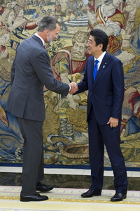 Empfang für Shinzo Abe in Madrid