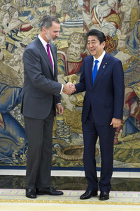 Empfang für Shinzo Abe in Madrid