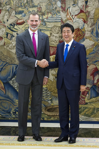 Empfang für Shinzo Abe in Madrid