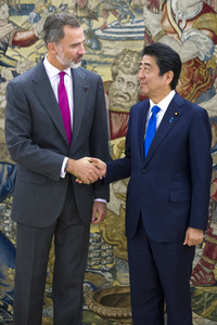 Empfang für Shinzo Abe in Madrid
