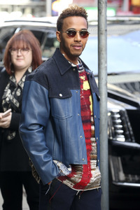 Lewis Hamilton besucht die Nachrichtensendung 'Good Morning America' in New York