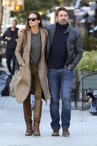 Gerard Butler in New York