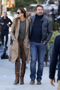 Gerard Butler in New York