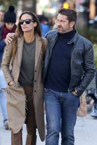 Gerard Butler in New York