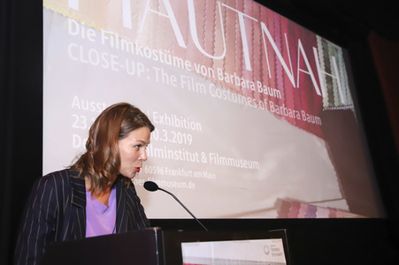 Ausstellungseröffnung 'Hautnah - Die Filmkostüme von Barbara Baum' in Frankfurt