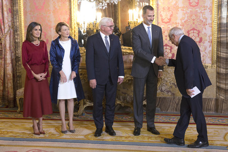 Essen zu Ehren des deutschen Bundespräsidenten in Madrid