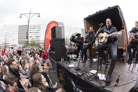Straßenkonzert von The BossHoss in Berlin