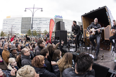 Straßenkonzert von The BossHoss in Berlin