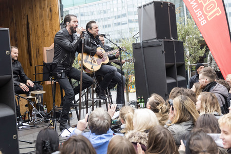 Straßenkonzert von The BossHoss in Berlin