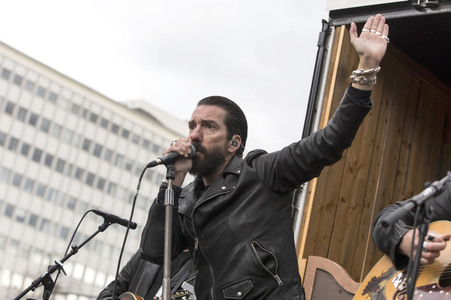 Straßenkonzert von The BossHoss in Berlin