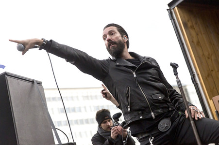 Straßenkonzert von The BossHoss in Berlin