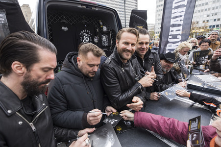 Straßenkonzert von The BossHoss in Berlin