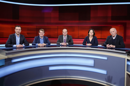 Talkshow 'hart aber fair' in Berlin