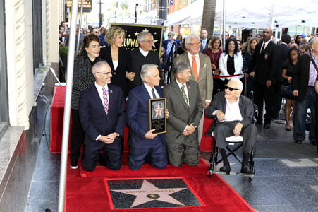 Michael Douglas erhält einen Stern auf dem Hollywood Walk of Fame in Los Angeles
