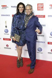 Goldene Bild der Frau 2018 in Hamburg