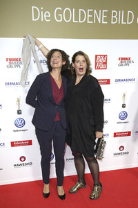 Goldene Bild der Frau 2018 in Hamburg