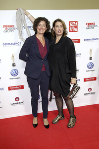 Goldene Bild der Frau 2018 in Hamburg