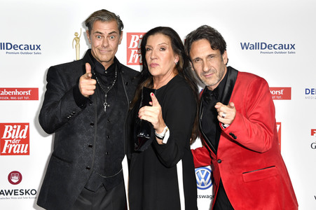 Goldene Bild der Frau 2018 in Hamburg
