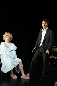 Theaterprobe 'Die stillen Trabanten' in Berlin