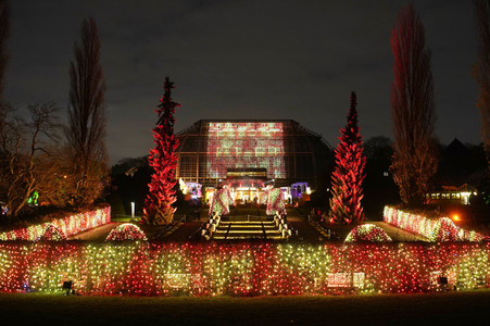 Eröffnung des Christmas Garden 2018 in Berlin