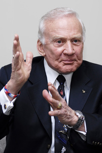 Interview mit Buzz Aldrin in Hamburg