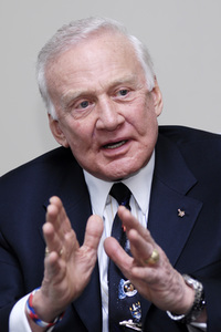 Interview mit Buzz Aldrin in Hamburg