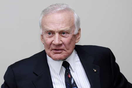 Interview mit Buzz Aldrin in Hamburg