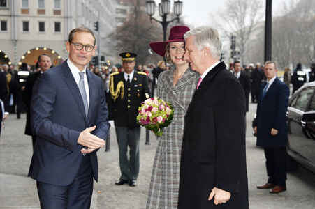 König Philippe und Königin Mathilde von Belgien zu Besuch in Berlin