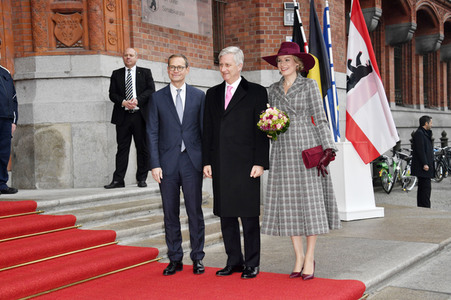 König Philippe und Königin Mathilde von Belgien zu Besuch in Berlin