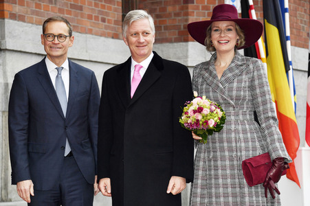 König Philippe und Königin Mathilde von Belgien zu Besuch in Berlin