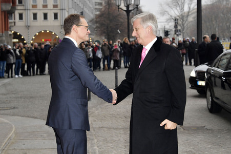 König Philippe und Königin Mathilde von Belgien zu Besuch in Berlin