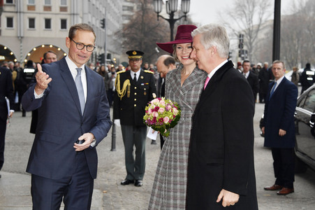 König Philippe und Königin Mathilde von Belgien zu Besuch in Berlin