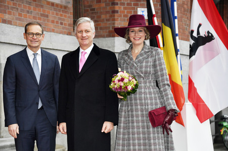 König Philippe und Königin Mathilde von Belgien zu Besuch in Berlin