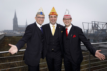 Das Dreigestirn der Karnevalssession 2019 in Köln