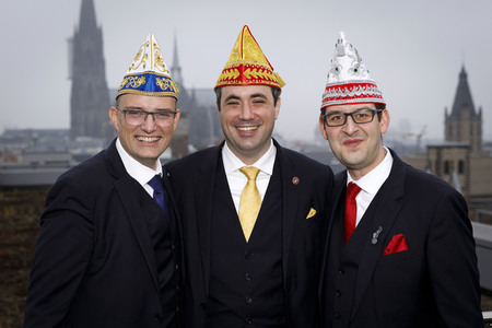 Das Dreigestirn der Karnevalssession 2019 in Köln