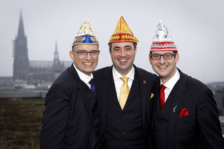 Das Dreigestirn der Karnevalssession 2019 in Köln