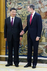 Empfang für Xi Jinping in Madrid